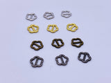 B092 Horizontal Style 6.5mm Flower Tiny Mini Buckles Doll Sewing Doll Craft Supply