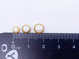 B094 White Silver/Gold Color Base Pearl Button Tiny Buttons Doll Sewing CraftDoll Sewing Notion Supply For 12" Fashion Dolls Like FR PP Blythe BJD