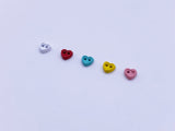 B095 4mm Heart Buttons Micro Mini Buttons Tiny Buttons Doll Buttons Doll Sewing