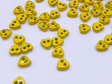 B095 4mm Heart Buttons Micro Mini Buttons Tiny Buttons Doll Buttons Doll Sewing