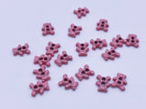 B097 Color Coated 6mm Teddy Bear Buttons Micro Mini Buttons Tiny Buttons Doll Sewing Supply For 12" Fashion Dolls Like FR PP Blythe BJD