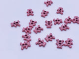 B097 Color Coated 6mm Teddy Bear Buttons Micro Mini Buttons Tiny Buttons Doll Sewing Supply For 12" Fashion Dolls Like FR PP Blythe BJD