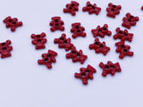 B097 Color Coated 6mm Teddy Bear Buttons Micro Mini Buttons Tiny Buttons Doll Sewing Supply For 12" Fashion Dolls Like FR PP Blythe BJD