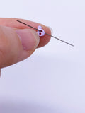 B100 Super Skinny Big Eye Beading Needle For 3mm Buttons Doll Sewing Notions