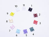 B101 8×16mm Mini Side Release Plastic Buckles Doll Sewing Supplies 2 Pairs