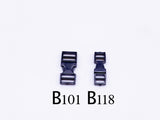 B101 8×16mm Mini Side Release Plastic Buckles Doll Sewing Supplies 2 Pairs