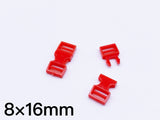 B101 8×16mm Mini Side Release Plastic Buckles Doll Sewing Supplies 2 Pairs