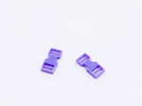 B101 8×16mm Mini Side Release Plastic Buckles Doll Sewing Supplies 2 Pairs