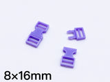 B101 8×16mm Mini Side Release Plastic Buckles Doll Sewing Supplies 2 Pairs