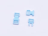 B101 8×16mm Mini Side Release Plastic Buckles Doll Sewing Supplies 2 Pairs