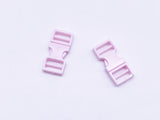 B101 8×16mm Mini Side Release Plastic Buckles Doll Sewing Supplies 2 Pairs