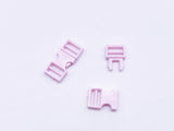 B101 8×16mm Mini Side Release Plastic Buckles Doll Sewing Supplies 2 Pairs