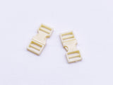 B101 8×16mm Mini Side Release Plastic Buckles Doll Sewing Supplies 2 Pairs