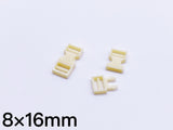 B101 8×16mm Mini Side Release Plastic Buckles Doll Sewing Supplies 2 Pairs