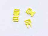 B101 8×16mm Mini Side Release Plastic Buckles Doll Sewing Supplies 2 Pairs