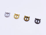 B105 6mm Cat Head Tiny Mini Buckles Doll Sewing Doll Craft Supply Doll Clothes Making Notions