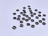 B108 Tiny Mini Buckles 6mm Doll Sewing Notion Supply For 12" Fashion Dolls Like FR PP Blythe BJD Doll Clothes Making