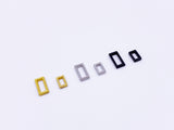 B112 Tiny Long Rectangle 4mm 6mm Tiny Mini Buckles Doll Sewing Doll Craft Supply