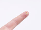 B112 Tiny Long Rectangle 4mm 6mm Tiny Mini Buckles Doll Sewing Doll Craft Supply