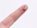 B112 Tiny Long Rectangle 4mm 6mm Tiny Mini Buckles Doll Sewing Doll Craft Supply