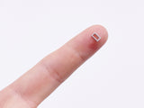 B112 Tiny Long Rectangle 4mm 6mm Tiny Mini Buckles Doll Sewing Doll Craft Supply