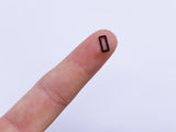 B112 Tiny Long Rectangle 4mm 6mm Tiny Mini Buckles Doll Sewing Doll Craft Supply