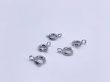 B117 Metal 5mm Spring Clasps Jewelry Making Doll Accessories Craft Supplies