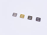 B120 Tiny Square 6×5.5mm Buckles Sewing Craft Belt Purse Coat Doll Clothes Making