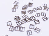 B120 Tiny Square 6×5.5mm Buckles Sewing Craft Belt Purse Coat Doll Clothes Making