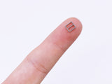 B120 Tiny Square 6×5.5mm Buckles Sewing Craft Belt Purse Coat Doll Clothes Making