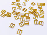 B120 Tiny Square 6×5.5mm Buckles Sewing Craft Belt Purse Coat Doll Clothes Making