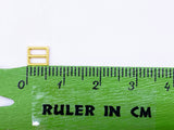 B120 Tiny Square 6×5.5mm Buckles Sewing Craft Belt Purse Coat Doll Clothes Making
