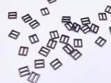 B120 Tiny Square 6×5.5mm Buckles Sewing Craft Belt Purse Coat Doll Clothes Making