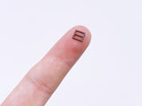 B120 Tiny Square 6×5.5mm Buckles Sewing Craft Belt Purse Coat Doll Clothes Making