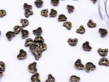 B124 Bear Head 5mm Micro Mini Buttons  Buttons Tiny Buttons Doll Sewing Craft Supplies