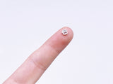 B125 Cute Paws Buttons 5mm Micro Mini Buttons Flower Buttons Tiny Buttons Doll Sewing Supply