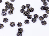 B125 Cute Paws Buttons 5mm Micro Mini Buttons Flower Buttons Tiny Buttons Doll Sewing Supply
