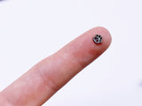B125 Cute Paws Buttons 5mm Micro Mini Buttons Flower Buttons Tiny Buttons Doll Sewing Supply