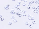 B125 Cute Paws Buttons 5mm Micro Mini Buttons Flower Buttons Tiny Buttons Doll Sewing Supply