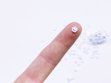 B125 Cute Paws Buttons 5mm Micro Mini Buttons Flower Buttons Tiny Buttons Doll Sewing Supply