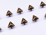 B128 Triangle Shape 6mm Mini Craft Studs Sewing Craft Doll Clothes Making Sewing