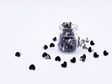 B129 Heart Shape 6mm Mini Rivet Studs Doll Clothes Sewing Craft Doll Supply