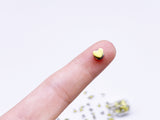 B129 Heart Shape 6mm Mini Rivet Studs Doll Clothes Sewing Craft Doll Supply