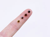 B130 Little Star Shape 5mm  Shank Buttons Micro Mini Buttons Tiny Buttons Doll Sewing Craft Notions