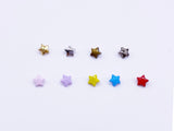 B130 Little Star Shape 5mm  Shank Buttons Micro Mini Buttons Tiny Buttons Doll Sewing Craft Notions