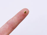 B130 Little Star Shape 5mm  Shank Buttons Micro Mini Buttons Tiny Buttons Doll Sewing Craft Notions