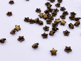 B130 Little Star Shape 5mm  Shank Buttons Micro Mini Buttons Tiny Buttons Doll Sewing Craft Notions