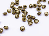 B131 Little Smiley Face 5mm Emoji Shank Buttons Micro Mini Buttons Tiny Buttons For Doll Clothes Sewing Making Supply