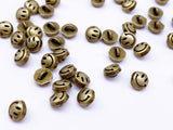 B131 Little Smiley Face 5mm Emoji Shank Buttons Micro Mini Buttons Tiny Buttons For Doll Clothes Sewing Making Supply