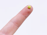 B131 Little Smiley Face 5mm Emoji Shank Buttons Micro Mini Buttons Tiny Buttons For Doll Clothes Sewing Making Supply
